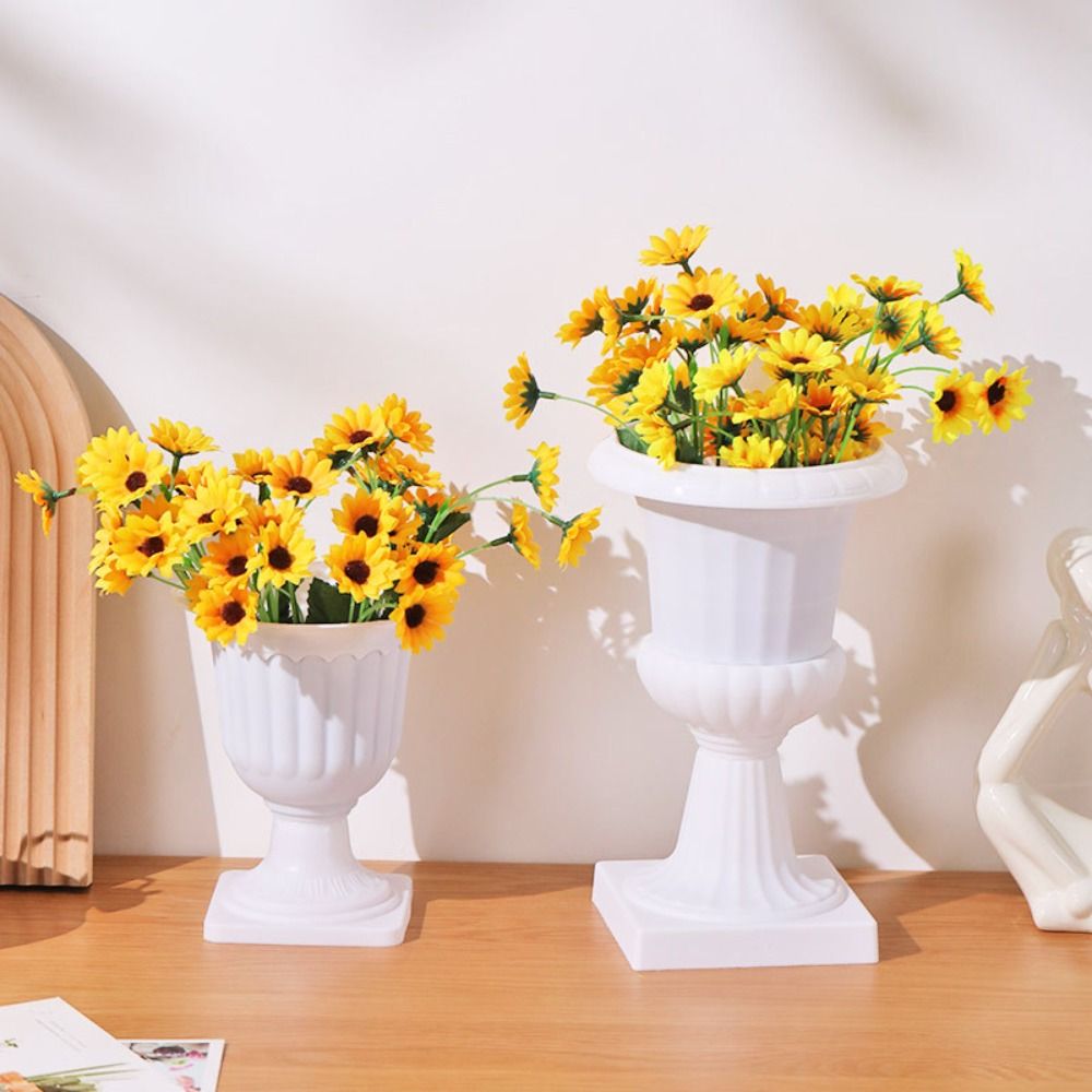 Echeveria Succulent - Mini Vaso de Flores Estilo Pedestal,