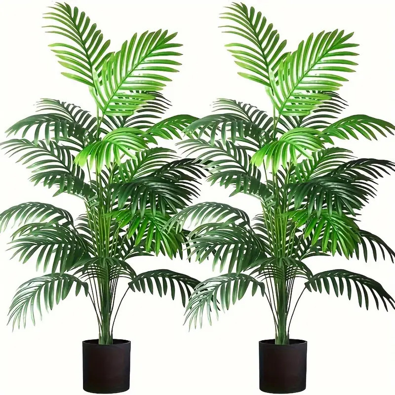 Ficus Lyrata Tree - 24 folhas areca palma plantas artificiais