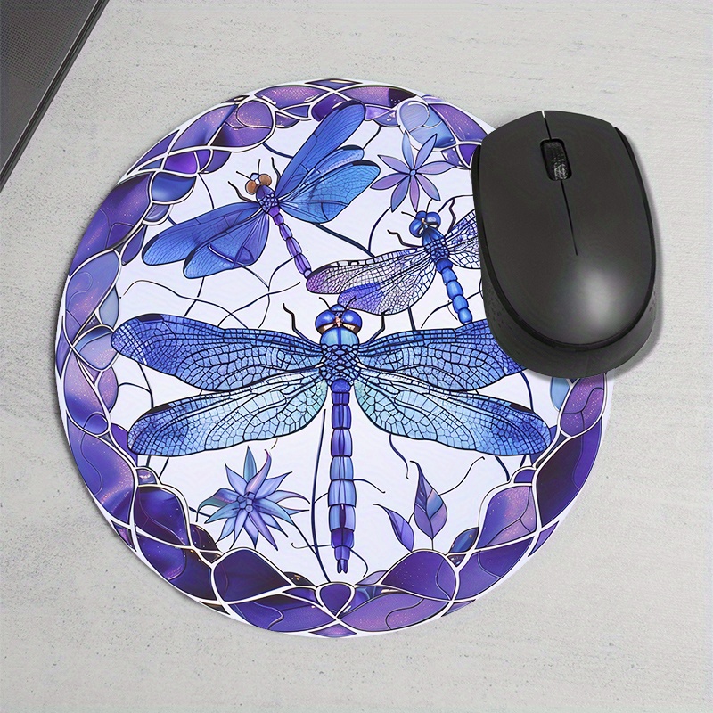 O mousepad redondo com padrão  - Tradescantia Purple avaliação e preço